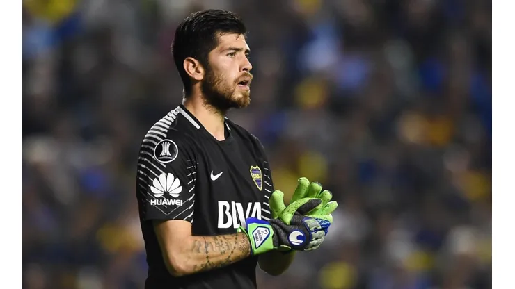 Foto de Agustín Rossi, arquero de Boca.