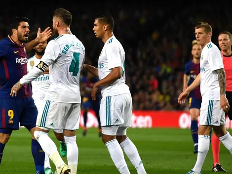 Piqué y un cruce con Nacho en el entretiempo