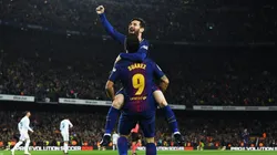 Foto de Lionel Messi ante Real Madrid en el Camp Nou.