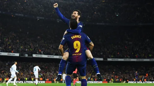 Foto de Lionel Messi ante Real Madrid en el Camp Nou.