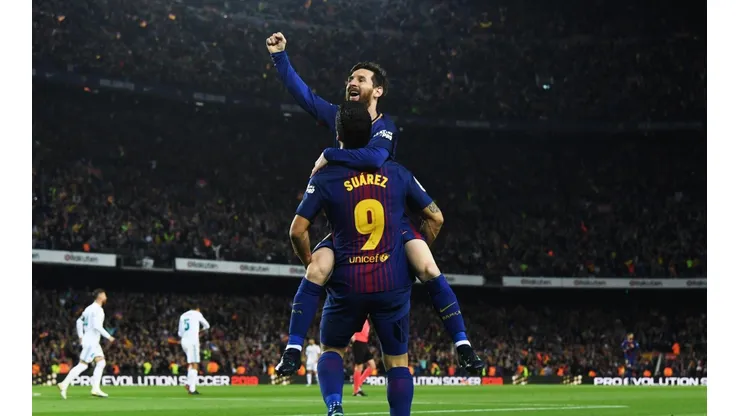 Foto de Lionel Messi ante Real Madrid en el Camp Nou.