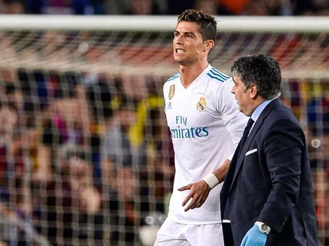 Cristiano hizo el gol del Madrid pero salió lesionado en el entretiempo