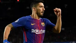 Luis Suárez no falló en el comienzo del encuentro.