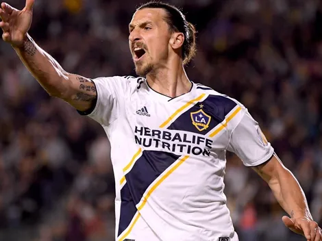 Se le salió la cadena: codazo de Ibrahimovich en la MLS