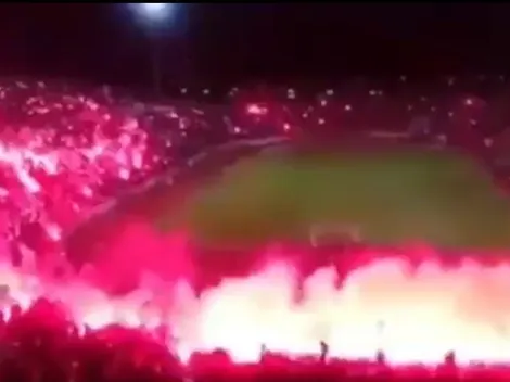 ¡Es el infierno! Tremendo festejo por un ascenso en Argelia