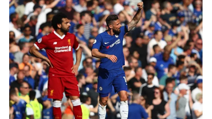 Chelsea amargó al Liverpool con gol de Giroud