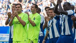 Incendio durante la celebración del Porto campeón