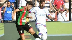 Gino Peruzzi con la camiseta de Nacional de Uruguay.