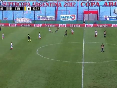 Escalofriante planchazo de Martínez a Antilef