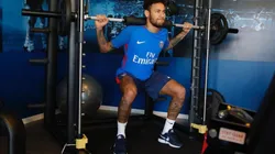 CON TODO. Neymar Jr. en el gimnasio del Paris Saint-Germain a 40 días de Rusia 2018.