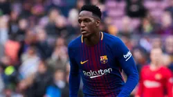 Foto de Yerry Mina en Barcelona.