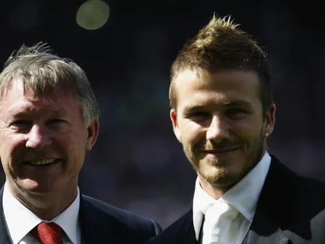 Beckham emocionó con una foto histórica junto a Ferguson