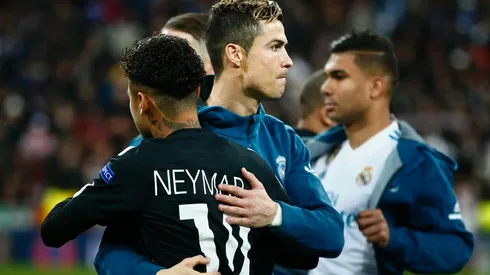 Foto de Cristiano Ronaldo junto a Neymar