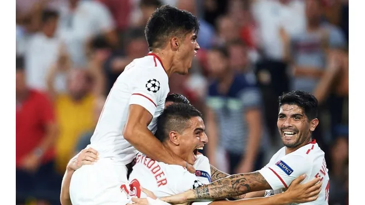 Ever Banega, clave en la victoria de Sevilla.