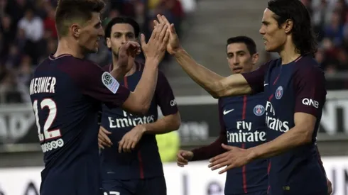 CELEBRA EL PSG. Al Paris Saint-Germain terminaron por empatarle sobre el final por la Ligue 1.