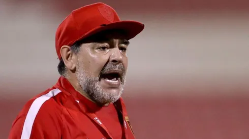Diego Maradona en Al Fujairah.
