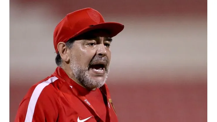 Diego Maradona en Al Fujairah.