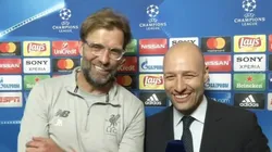 Ninguno de los dos pudo contener las carcajadas antes de la entrevista