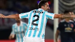 UN FLACO GOLEADOR. Donatti sigue haciendo goles que le sirven a los hinchas de Racing.
