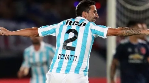 UN FLACO GOLEADOR. Donatti sigue haciendo goles que le sirven a los hinchas de Racing.