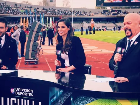 Por todo lo alto recibieron en Univisión a Lucía Villalón, ex novia de Chicharito