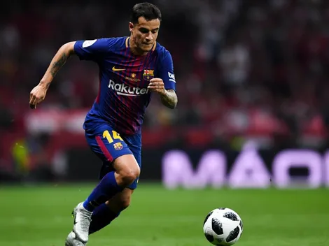 Listo para el clásico: Coutinho le metió tremendo túnel al uruguayo Suárez en pleno entrenamiento