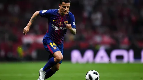 Coutinho se lució en el entrenamiento del Barcelona