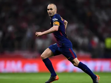 Andrés Iniesta no se perderá el clásico contra el Real Madrid