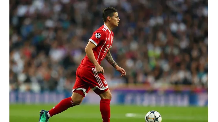 Foto de James Rodríguez en el Bayern Munich
