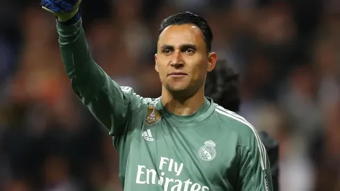 Foto de Keylor Navas en el duelo ante Bayern Munich.