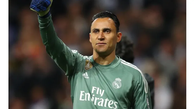 Foto de Keylor Navas en el duelo ante Bayern Munich.