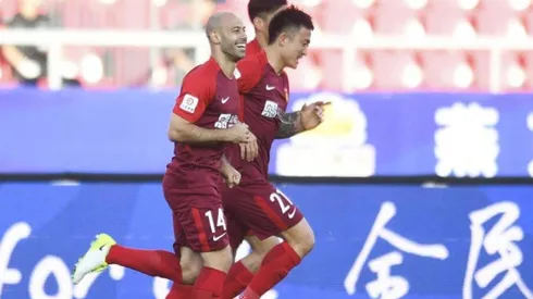 Mascherano convirtió su primer gol en China