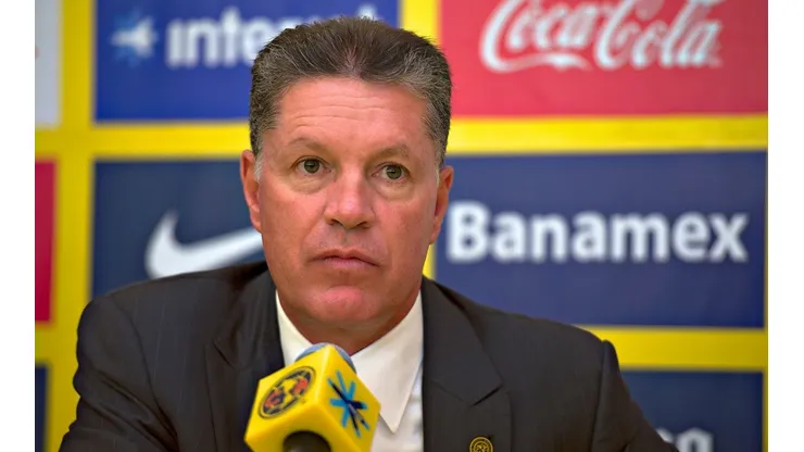 011260515RJRDI_CONF_AME_PELAEZ - Photo during America Press Conference, in the photo: Ricardo PelaezFoto durante la Conferencia de Prensa del America, en la Foto: Ricardo Pelaez26/05/2015/ MEXSPORT / Javier Ramirez
