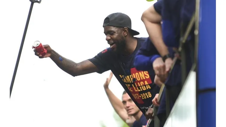 Foto de Samuel Umtiti y su risa...