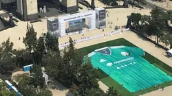 Aficionados del Tri firman megaplayera apoyando a la selección