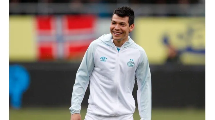 Hirving Lozano fue pieza clave para que el PSV consiguiera la Eredivisie (Foto: @PSV)