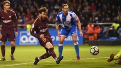 Messi fue la figura de la consagración de Barcelona.