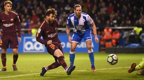 Messi fue la figura de la consagración de Barcelona.