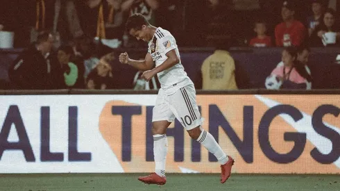 Gio se encontró con el gol tras estar lesionado (Foto: @LAGalaxy_Es)