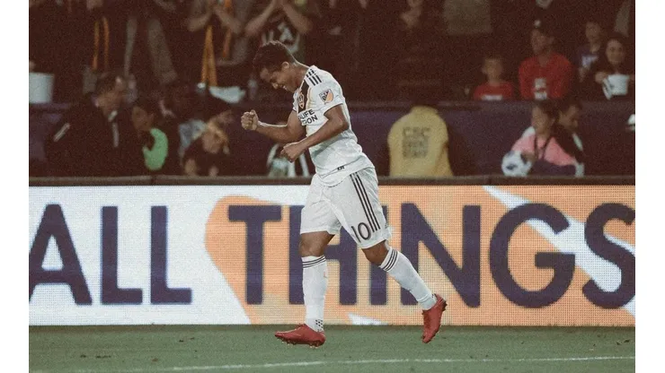 Gio se encontró con el gol tras estar lesionado (Foto: @LAGalaxy_Es)