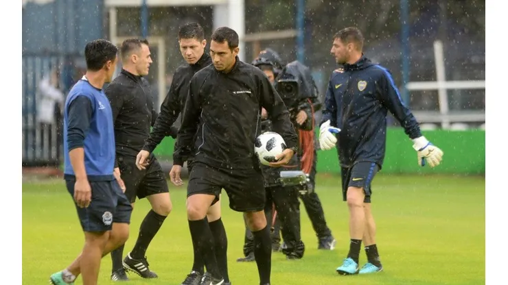 SUSPENDIDO. Boca y Gimnasia jugarán la semana que viene.