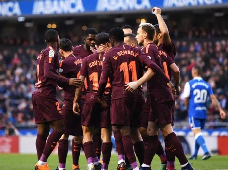 Asistencia bíblica de Suárez para que Messi rompa el arco del Deportivo