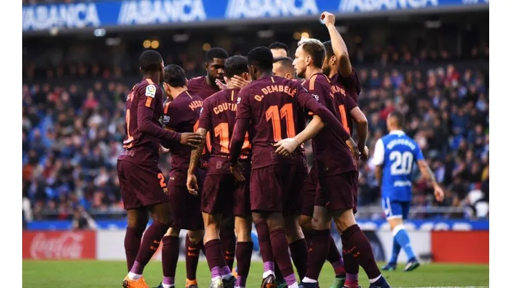 Todo Barcelona celebra la enorme conquista de Messi.