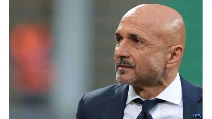 Luciano Spalletti en el encuentro ante Juventus.