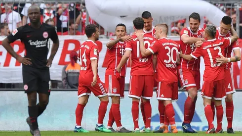 Foto de jugadores del Bayern Munich en la Bundesliga