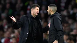 Diego Simeone fue expulsado en el empate ante Arsenal.