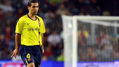 Rafa Márquez en su etapa dorada con el Barcelona