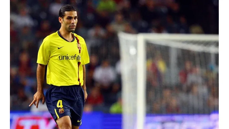 Rafa Márquez en su etapa dorada con el Barcelona