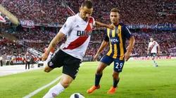 Rodrigo Mora en un partido ante Rosario Central.