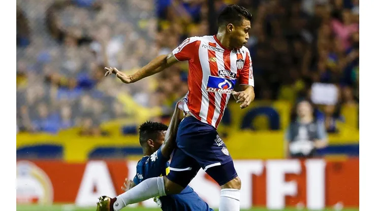 Foto de Teófilo Gutiérrez en la Bombonera.